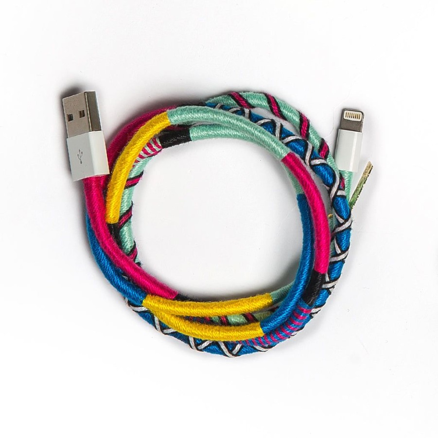 Phone Accessories Le Pom Pom | Rainbow Charger