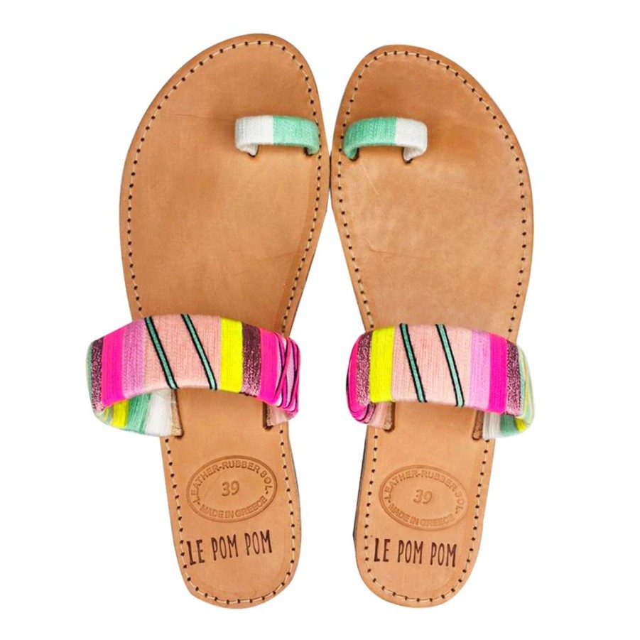 Shoes Le Pom Pom | Isabella One Strand Sandals