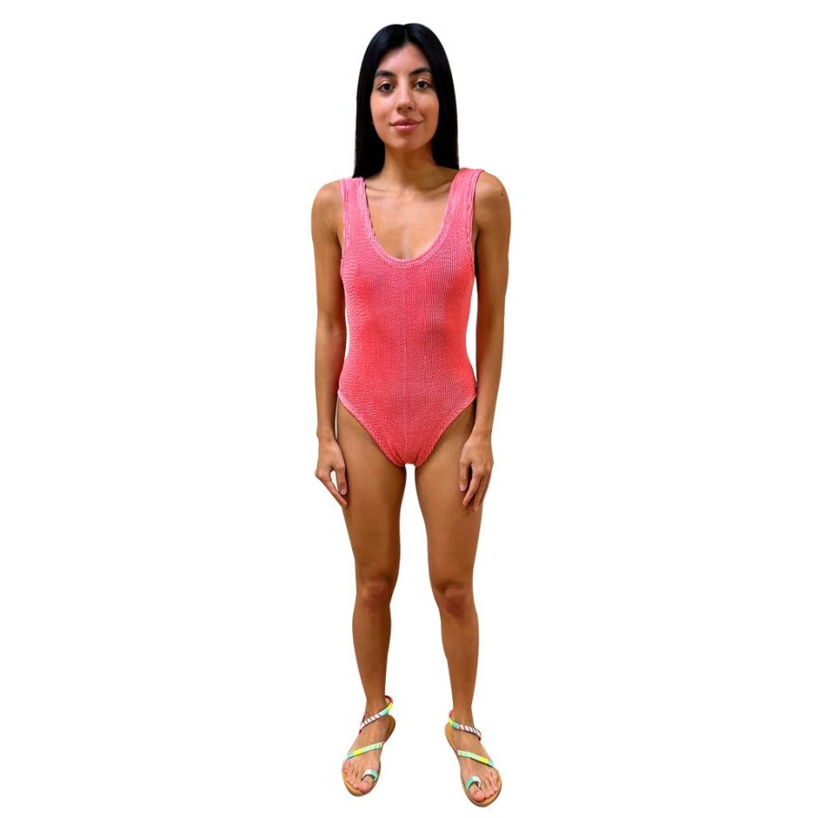 Clothing Le Pom Pom | Peach One Piece Swimsuit