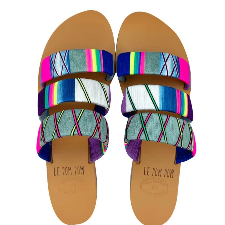 Shoes Le Pom Pom | Hira 3 Strand Sandals