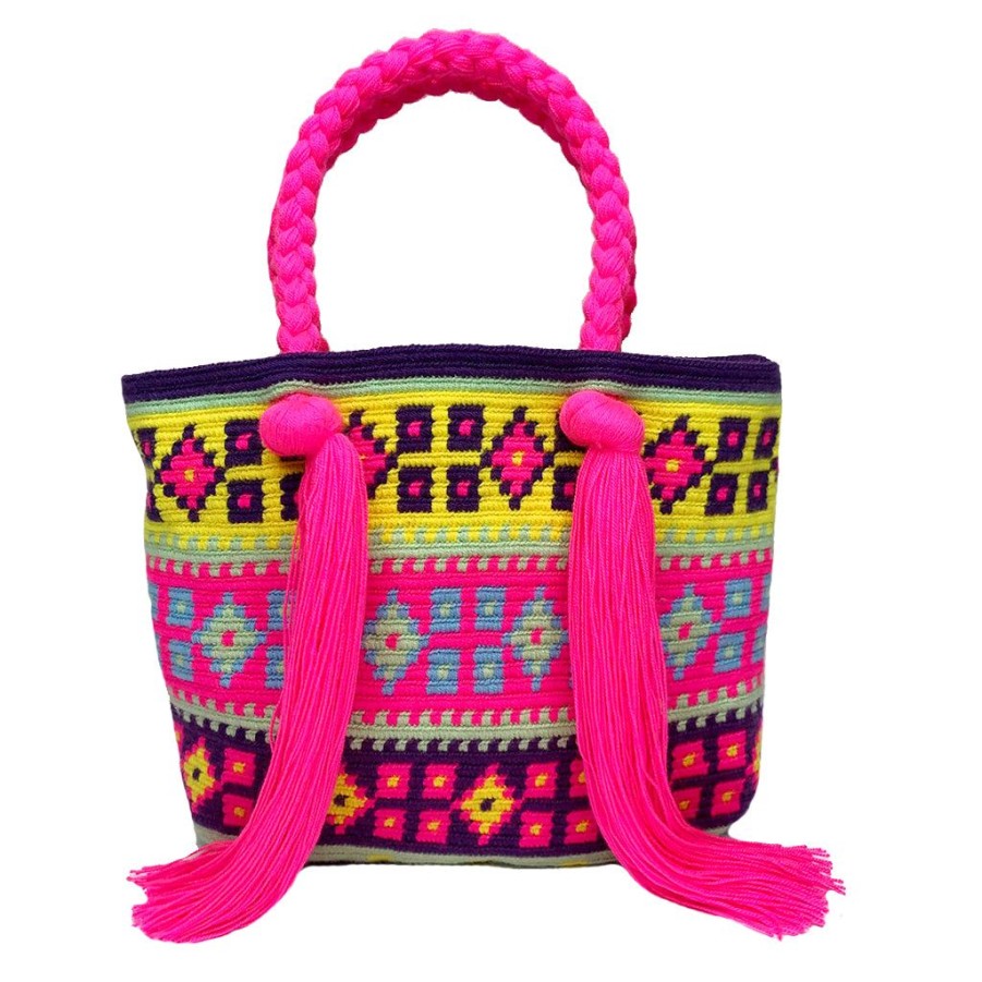 Bags & Bag Accessories Le Pom Pom | Multicolor Mini Tassel Bag