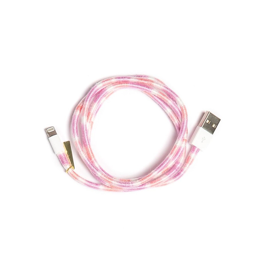 Phone Accessories Le Pom Pom | Pink Sky Charger