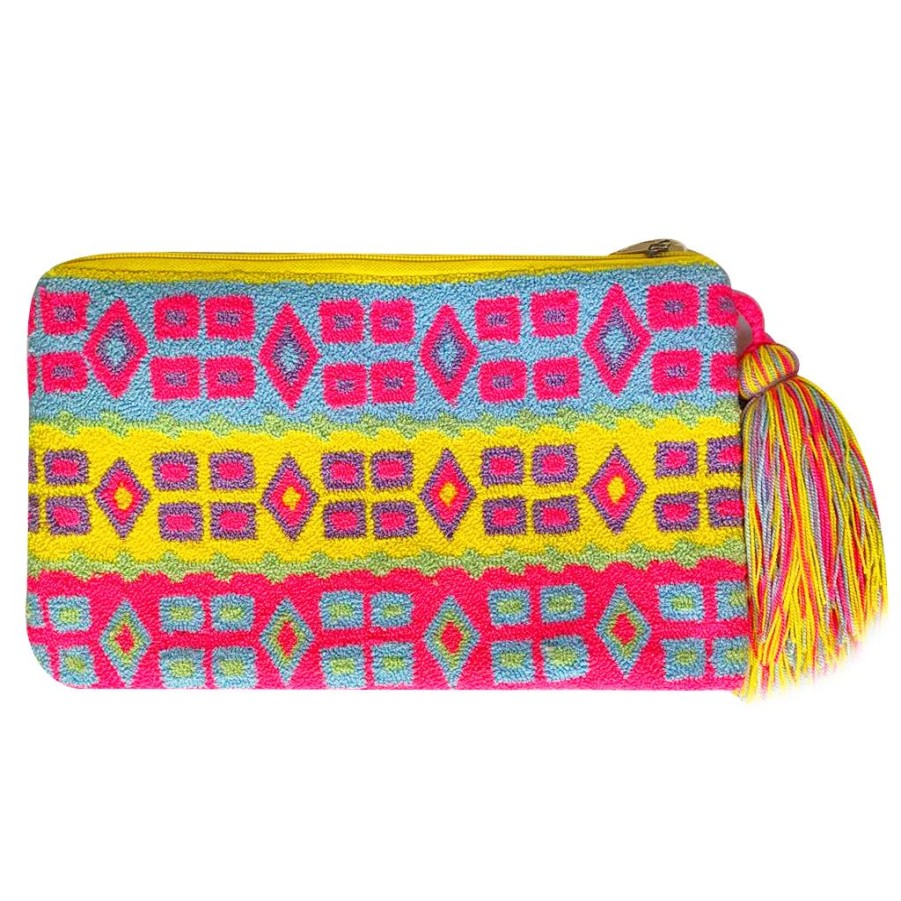 Bags & Bag Accessories Le Pom Pom | Pastel Printed Clutch