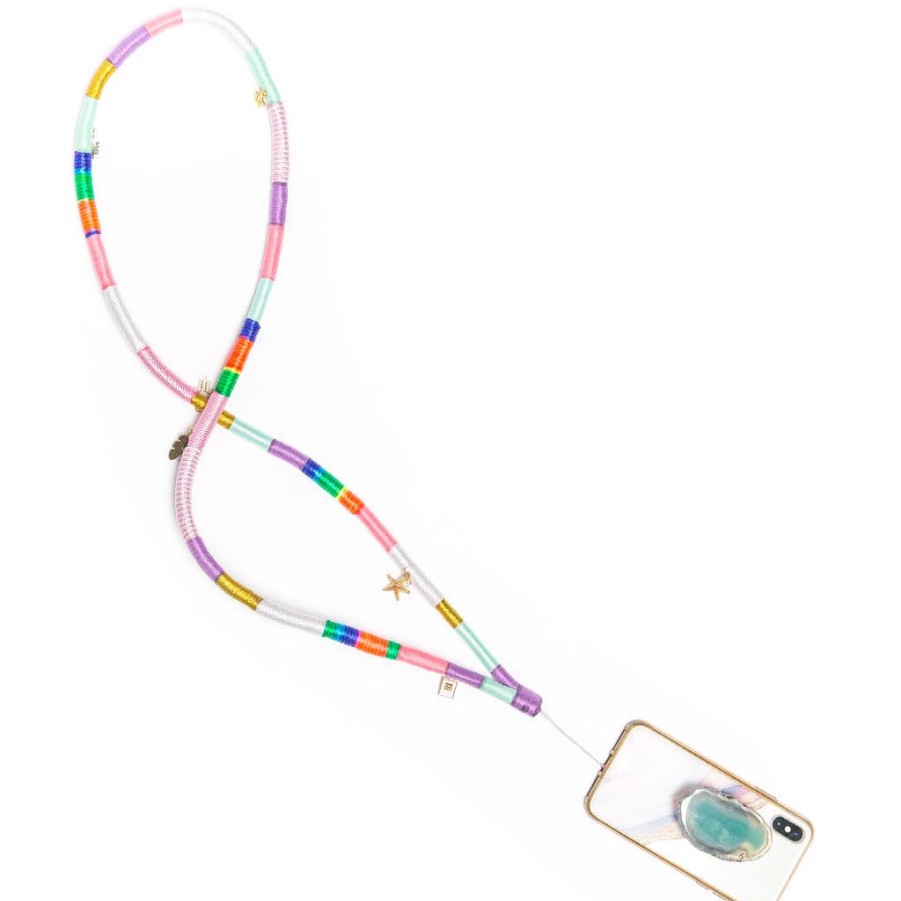 Phone Accessories Le Pom Pom | Lois Thick Phone Strap