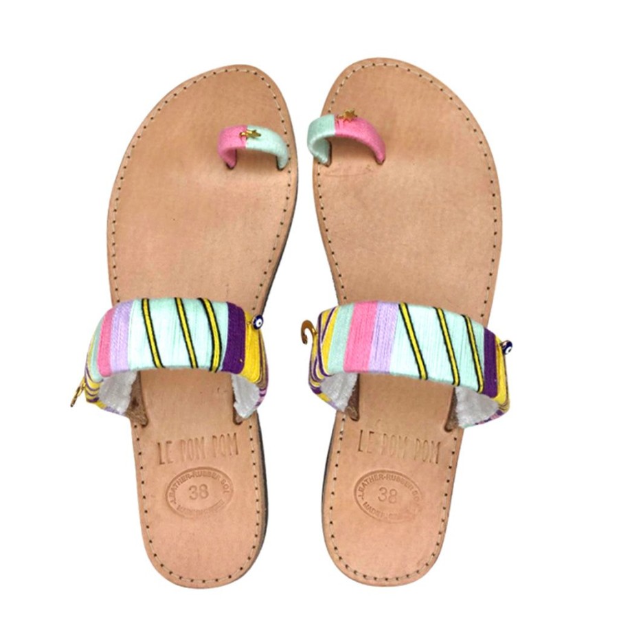 Shoes Le Pom Pom | Sunny One Strand Sandals