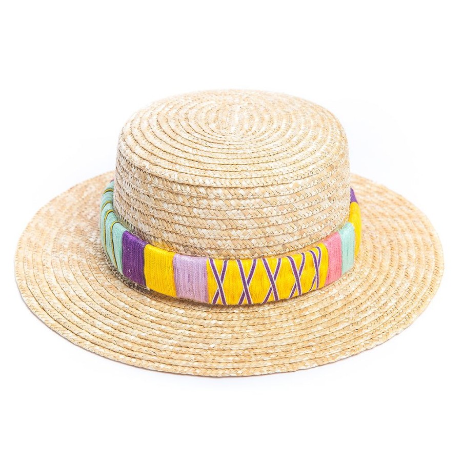 Accessories Le Pom Pom | Sunny Straw Hat