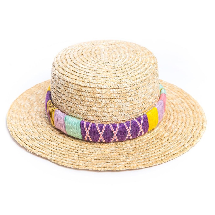 Accessories Le Pom Pom | Sunny Straw Hat