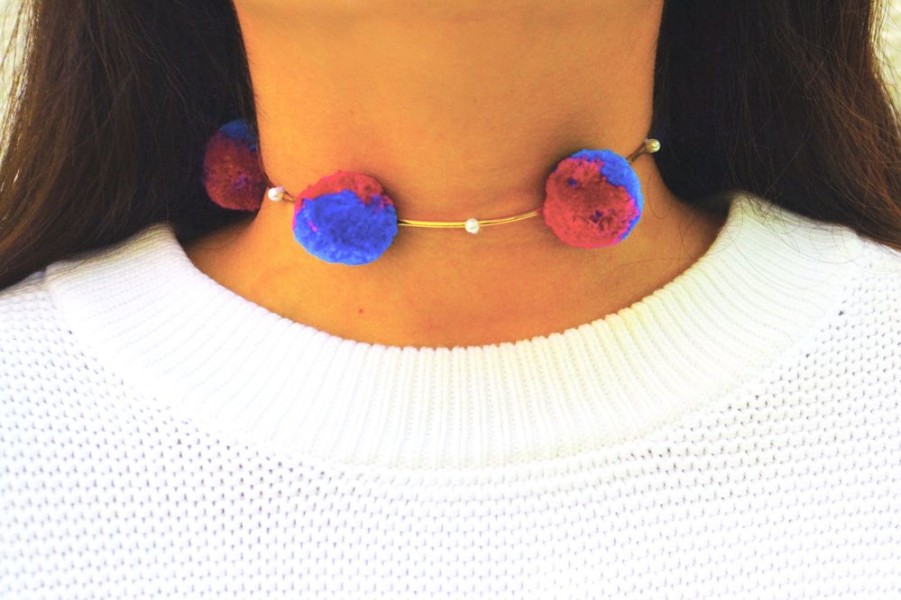 Accessories Le Pom Pom | Bea Pom Pom Choker