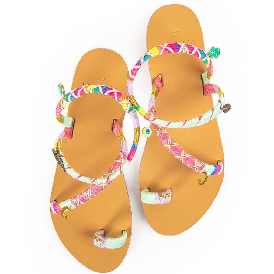 Shoes Le Pom Pom | Lois Crossover Sandals