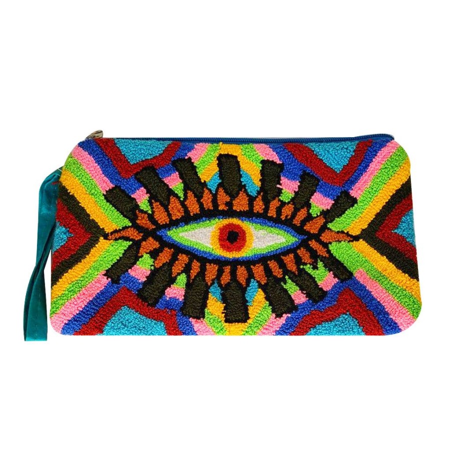 Bags & Bag Accessories Le Pom Pom | Multicolor Eye Clutch