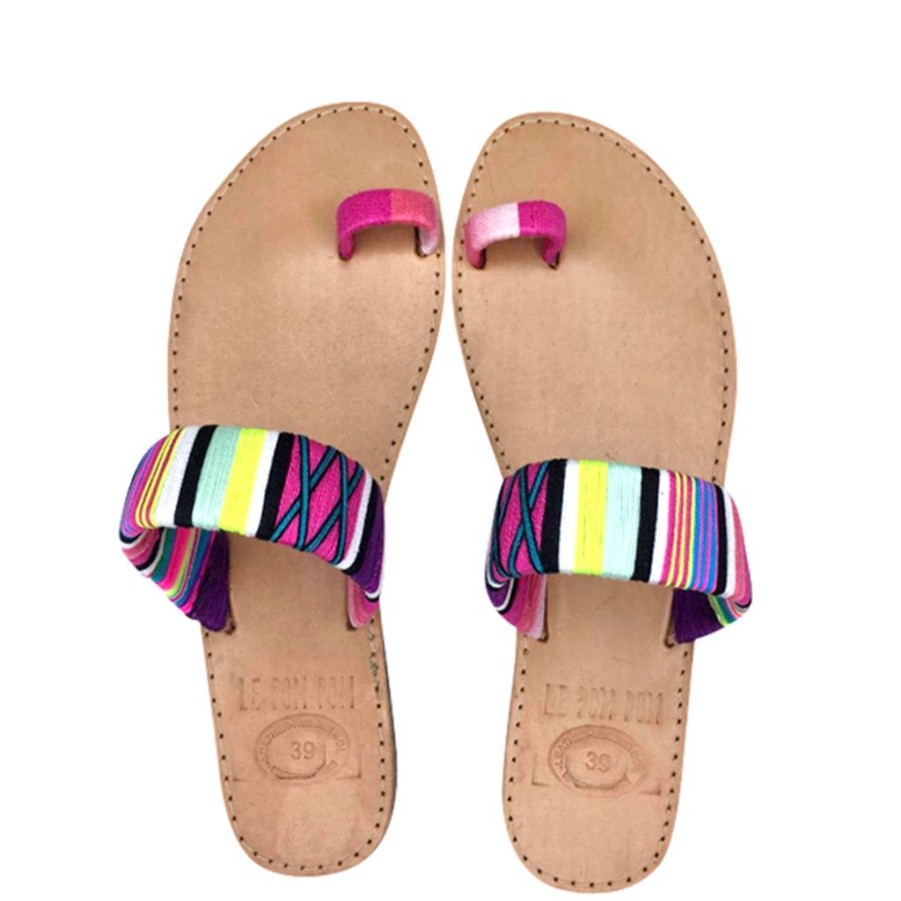 Shoes Le Pom Pom | Penny One Strand Sandals