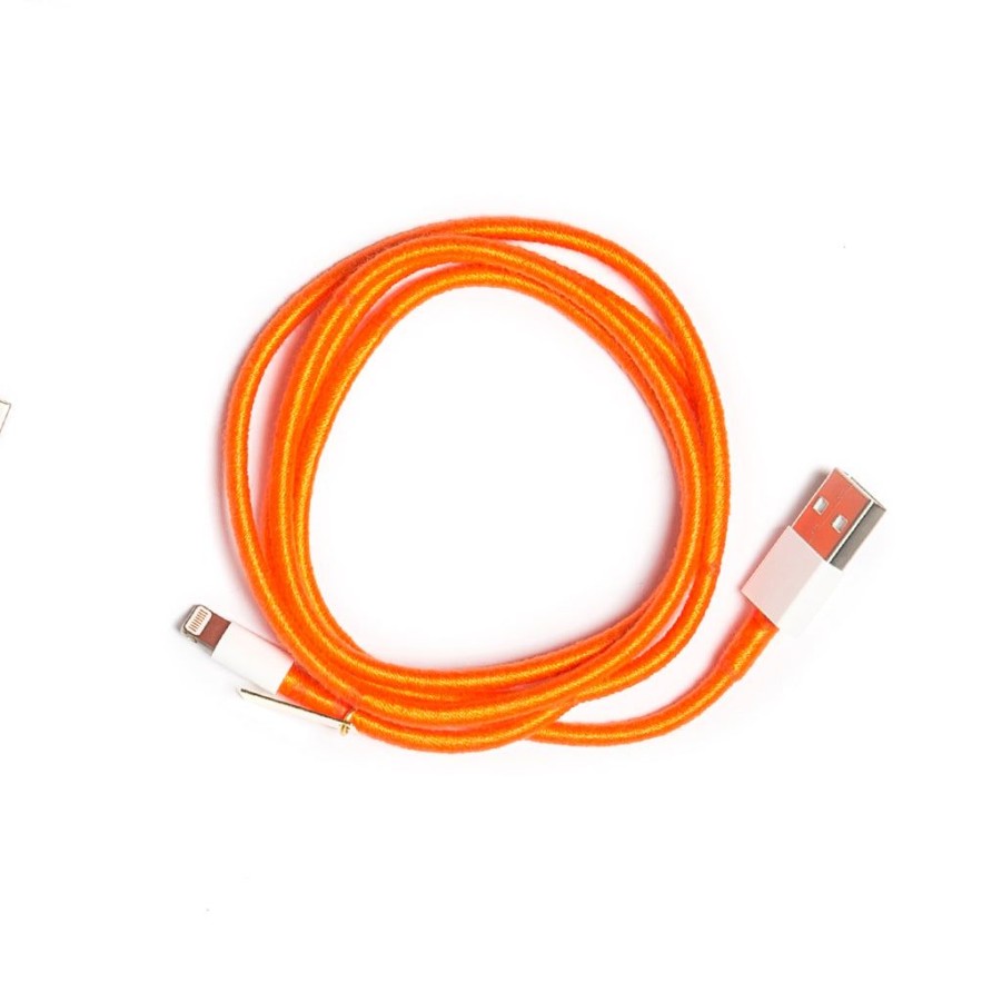 Phone Accessories Le Pom Pom | Orange Charger