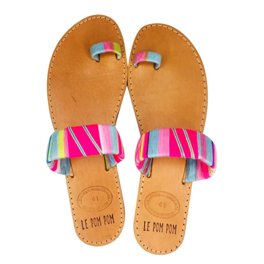 Shoes Le Pom Pom | Aya One Strand Sandals