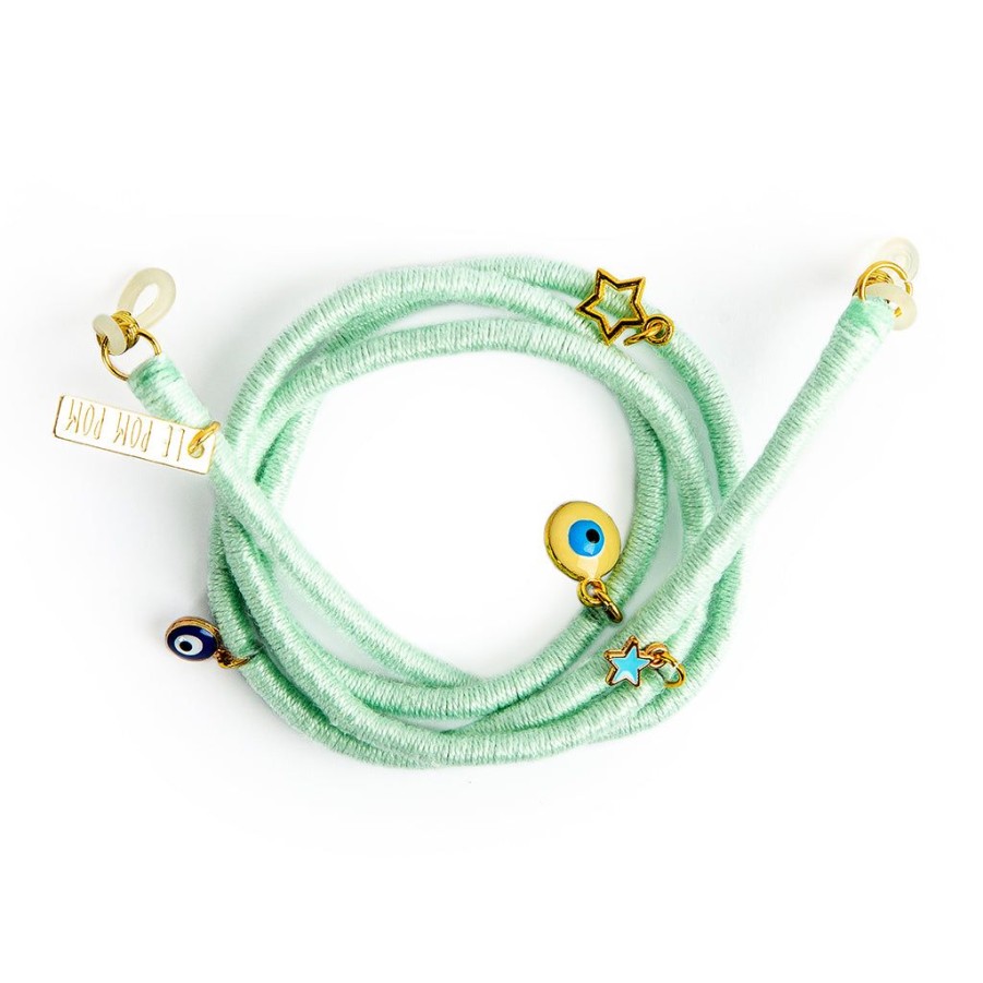 Accessories Le Pom Pom | Mint Lanyard & Glasses Strap