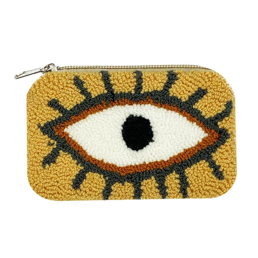 Bags & Bag Accessories Le Pom Pom | Straw & Davy Grey Coin Purse