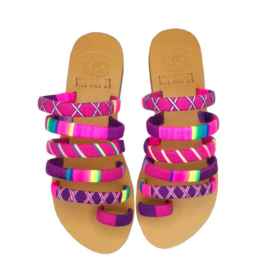 Shoes Le Pom Pom | Vicky Strappy Sandals